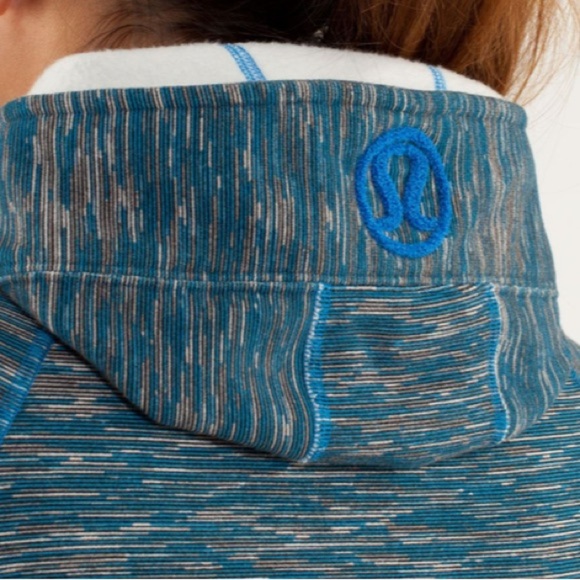 Lululemon Scuba Hoodie Stretch Wee Are From Space Blue Size 10 W4A62S - Picture 4 of 16